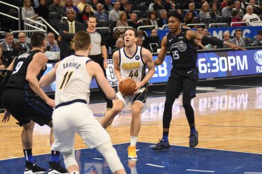Orlando Magic, 31 Ocak 2019 tarihinde Orlando Florida 'daki Amway Center' da Indiana Pacers 'a ev sahipliği yapmaktadır. Fotoğraf: Marty Jean-Louis