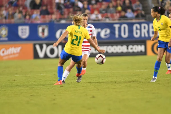 Shebelieves Cup Final Usa Brazílie Stadionu Raymond James Tampě Floridě — Stock fotografie