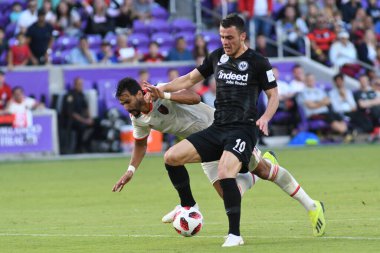 Flamengo Eintracht Frankfurt 'a karşı 12 Ocak 2019 Cumartesi günü Orlando City Stadyumu' nda. Fotoğraf: Marty Jean-Louis