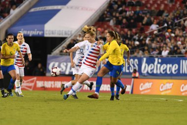 SheBelieves Kupası Finali, 5 Mart 2019 'da Tampa Florida Raymond James Stadyumu' nda ABD ile Brezilya arasında oynanacak. Fotoğraf: Marty Jean-Louis