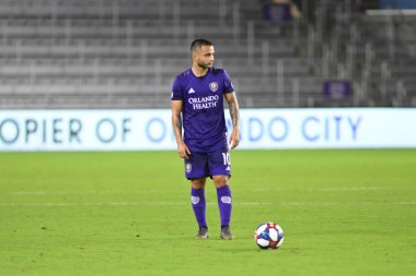 Orlando City 20 Şubat 2019 Çarşamba günü Orlando Fl 'daki Orlando City Stadyumu' nda New England 'a ev sahipliği yaptı. Fotoğraf: Marty Jean-Louis