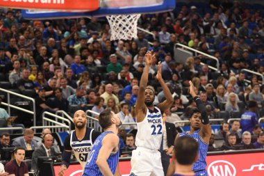 Orlando Magic, 7 Şubat 2019 'da Orlando, Florida' da Amway Arena 'da Minnesota Timberwolves' a ev sahipliği yapar. Fotoğraf: Marty Jean-Louis