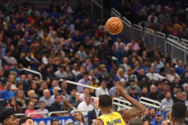 Orlando Magic Värd För Golden State Warriors Amway Center Orlando — Stockfoto