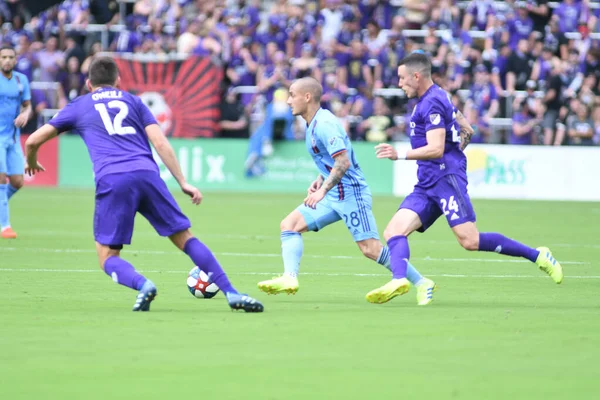 Orlando City Host New York City Orlando City Stadium Orlando — Fotografia de Stock