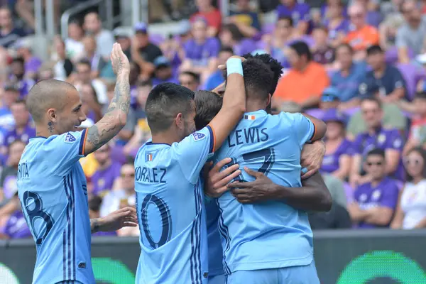 Orlando City Host New York City Orlando City Stadium Orlando — Fotografia de Stock