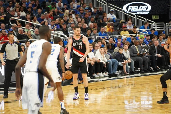 Orlando Magic Empfangen Montag Den März 2020 Die Portland Trailblazers — Stockfoto