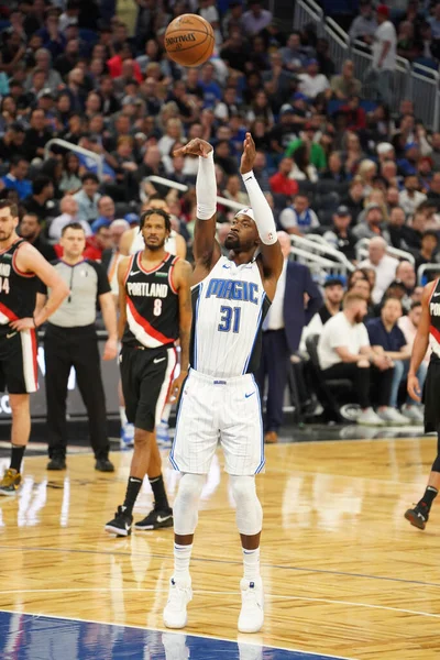 Orlando Magic Host Portland Trailblazers Amway Center Orlando Florida Monday — Stock Photo, Image