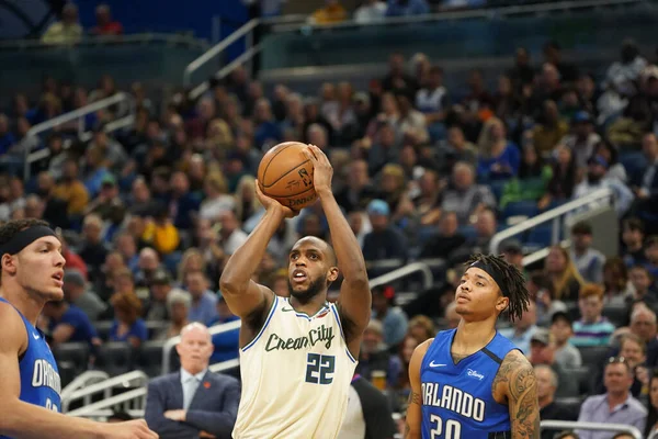 Orlando Magic Hostit Milwaukee Bucks Amway Orlando Florida Sobotu Února — Stock fotografie