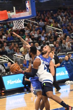 Orlando Magic, 7 Şubat 2019 'da Orlando, Florida' da Amway Arena 'da Minnesota Timberwolves' a ev sahipliği yapar. Fotoğraf: Marty Jean-Louis