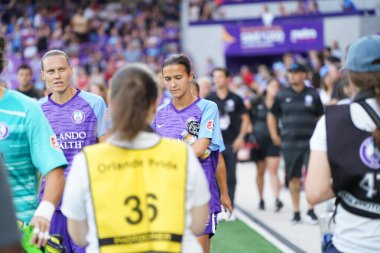 Orlando Pride 20 Temmuz 2019 tarihinde Florida Exploria Stadyumu 'nda Sky Blue FC' ye ev sahipliği yapmaktadır. Fotoğraf: Marty Jean-Louis