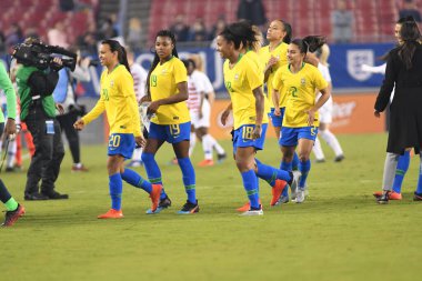 SheBelieves Kupası Finali, 5 Mart 2019 'da Tampa Florida Raymond James Stadyumu' nda ABD ile Brezilya arasında oynanacak. Fotoğraf: Marty Jean-Louis