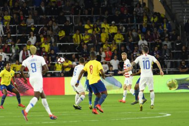 ABD Erkekler Milli Takımı 21 Mart 2019 tarihinde Orlando Florida 'daki Orlando City Stadyumu' nda Ekvador Milli Takımı 'na ev sahipliği yaptı. Fotoğraf: Marty Jean-Louis