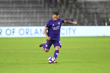 Orlando City 20 Şubat 2019 Çarşamba günü Orlando Fl 'daki Orlando City Stadyumu' nda New England 'a ev sahipliği yaptı. Fotoğraf: Marty Jean-Louis
