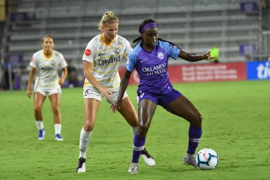 Orlando Pride, 17 Ağustos 2019 tarihinde Florida Exploria Stadyumu 'nda Utah Royals' a ev sahipliği yapmaktadır. Fotoğraf: Marty Jean-Louis