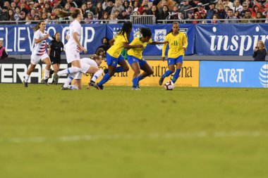 SheBelieves Kupası Finali, 5 Mart 2019 'da Tampa Florida Raymond James Stadyumu' nda ABD ile Brezilya arasında oynanacak. Fotoğraf: Marty Jean-Louis