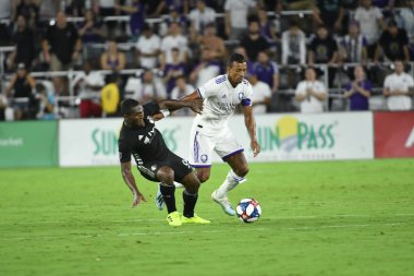 Orlando City SC 14 Ağustos 2019 Çarşamba günü Exploria Stadyumu 'nda Sporting Kansas SC' ye ev sahipliği yaptı. Fotoğraf: Marty Jean-Louis