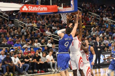 Orlando Magic, Houston Rockets 'a 13 Ocak 2019 tarihinde Amway Arena' da ev sahipliği yaptı. Fotoğraf: Marty Jean-Louis