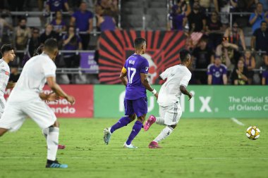 Orlando City, 7 Eylül 2019 Cumartesi günü Orlando Florida 'daki Exploria Stadyumu' nda LAFC 'ye ev sahipliği yapıyor. Fotoğraf: Marty Jean-Louis