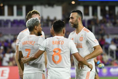 Orlando City, 23 Ağustos 2019 Cuma günü Florida, Orlando 'daki Exploria Stadyumu' nda Atlanta United 'a ev sahipliği yaptı. Fotoğraf: Marty Jean-Louis