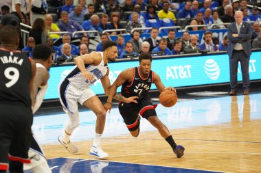 Orlando Magic 21 Nisan 2019 tarihinde Orlando Florida 'daki Amway Arena' da oynanan NBA Playoff 1 'de Toronto Rapters' a ev sahipliği yapıyor. Fotoğraf: Marty Jean-Louis Fotoğraf: Marty Jean-Louis