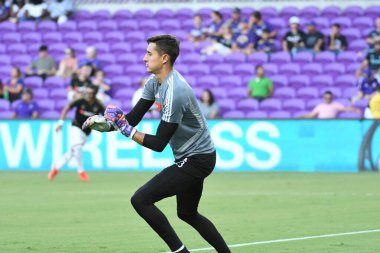 Orlando City, 7 Eylül 2019 Cumartesi günü Orlando Florida 'daki Exploria Stadyumu' nda LAFC 'ye ev sahipliği yapıyor. Fotoğraf: Marty Jean-Louis