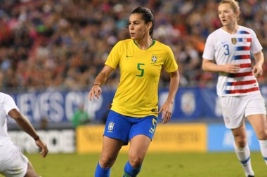 SheBelieves Kupası Finali, 5 Mart 2019 'da Tampa Florida Raymond James Stadyumu' nda ABD ile Brezilya arasında oynanacak. Fotoğraf: Marty Jean-Louis