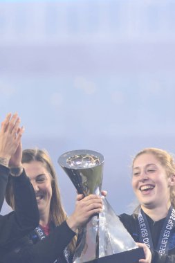 SheBelieves Kupası, 5 Mart 2019 tarihinde Tampa Florida Raymond James Stadyumu 'nda İngiltere' yi şampiyon ilan etmiştir. Fotoğraf: Marty Jean-Louis