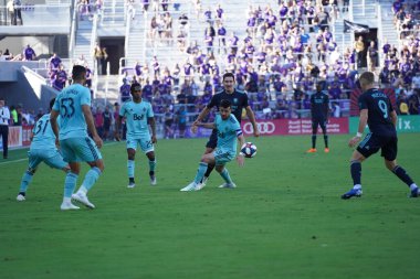 Orlando City SC 20 Nisan 2019 'da Orlando City Stadyumu' nda Vancouver Whitecaps 'a ev sahipliği yapıyor. Fotoğraf: Marty Jean-Louis
