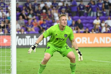 Orlando City SC 14 Ağustos 2019 Çarşamba günü Exploria Stadyumu 'nda Sporting Kansas SC' ye ev sahipliği yaptı. Fotoğraf: Marty Jean-Louis