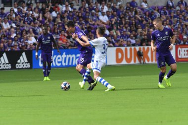 Orlando City SC, 16 Mart 2019 Cumartesi günü Orlando Florida 'daki Orlando City Stadyumu' nda Montreal Impact 'e ev sahipliği yaptı. Fotoğraf: Marty Jean-Louis