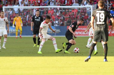 Flamengo Eintracht Frankfurt 'a karşı 12 Ocak 2019 Cumartesi günü Orlando City Stadyumu' nda. Fotoğraf: Marty Jean-Louis
