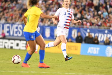 SheBelieves Kupası Finali, 5 Mart 2019 'da Tampa Florida Raymond James Stadyumu' nda ABD ile Brezilya arasında oynanacak. Fotoğraf: Marty Jean-Louis