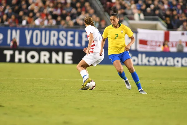 Shebelieves Κύπελλο Τελικό Ηπα Εναντίον Της Βραζιλίας Στο Raymond James — Φωτογραφία Αρχείου