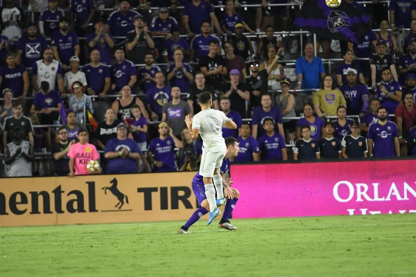 Orlando City, 7 Eylül 2019 Cumartesi günü Orlando Florida 'daki Exploria Stadyumu' nda LAFC 'ye ev sahipliği yapıyor. Fotoğraf: Marty Jean-Louis