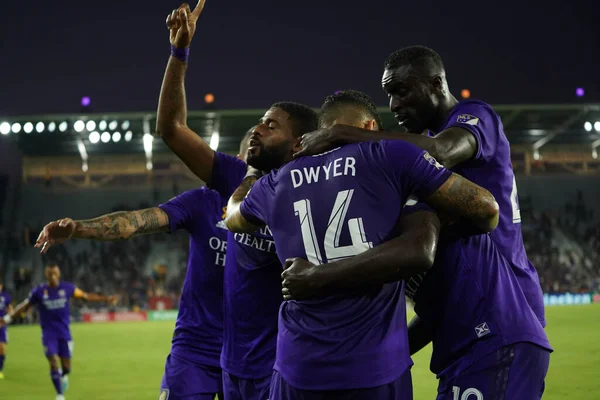 Orlando City, 7 Eylül 2019 Cumartesi günü Orlando Florida 'daki Exploria Stadyumu' nda LAFC 'ye ev sahipliği yapıyor. Fotoğraf: Marty Jean-Louis