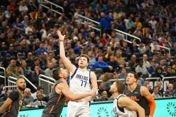 Orlando Magic Empfangen Freitag Den Februar 2020 Die Dallas Mavericks — Stockfoto