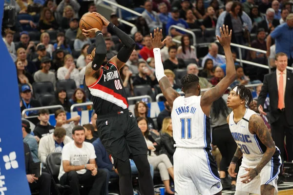 Orlando Magic Host Portland Trailblazers Amway Center Orlando Florida Monday — Stock Photo, Image