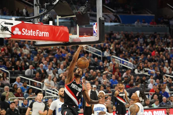 Orlando Magic Empfangen Montag Den März 2020 Die Portland Trailblazers — Stockfoto