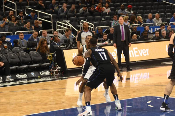 Orlando Magic Recebe Milwaukee Bucks Amway Arena Orlando Florida Sábado — Fotografia de Stock