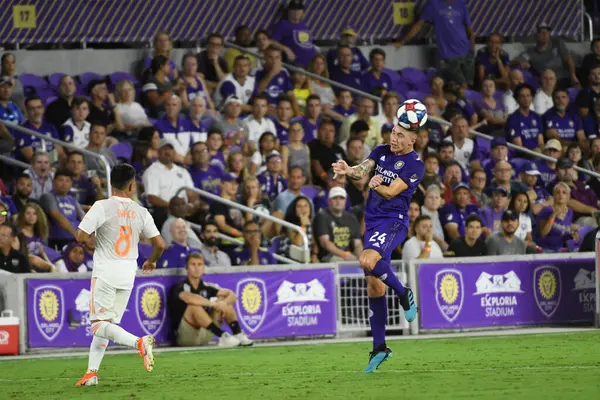 Orlando City Otthont Atlanta United Exploria Stadium Orlando Florida Pénteken — Stock Fotó