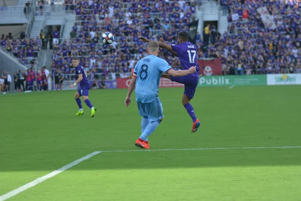 Orlando City Värd För New York City Orlando City Stadium — Stockfoto