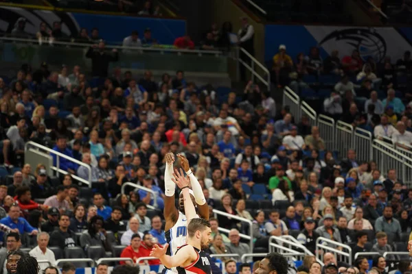 Orlando Magic Värd För Portland Trailblazers Amway Center Orlando Florida — Stockfoto