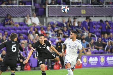 Orlando City SC 14 Ağustos 2019 Çarşamba günü Exploria Stadyumu 'nda Sporting Kansas SC' ye ev sahipliği yaptı. Fotoğraf: Marty Jean-Louis
