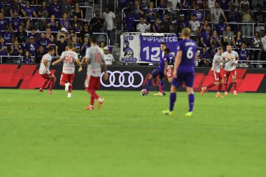 Orlando City 21 Temmuz 2019 tarihinde Florida, Orlando 'da Exploria Stadyumu' nda New York Red Bulls 'a ev sahipliği yaptı. Fotoğraf: Marty Jean-Louis