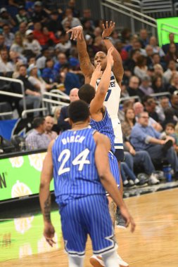Orlando Magic, 7 Şubat 2019 'da Orlando, Florida' da Amway Arena 'da Minnesota Timberwolves' a ev sahipliği yapar. Fotoğraf: Marty Jean-Louis