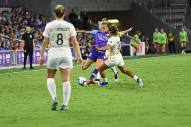 Orlando Pride, 17 Ağustos 2019 tarihinde Florida Exploria Stadyumu 'nda Utah Royals' a ev sahipliği yapmaktadır. Fotoğraf: Marty Jean-Louis
