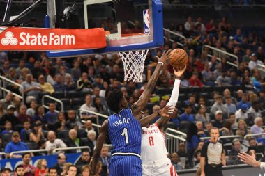 Orlando Magic, Houston Rockets 'a 13 Ocak 2019 tarihinde Amway Arena' da ev sahipliği yaptı. Fotoğraf: Marty Jean-Louis