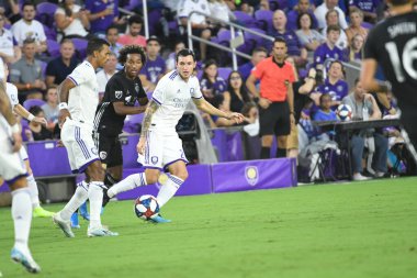 Orlando City SC 14 Ağustos 2019 Çarşamba günü Exploria Stadyumu 'nda Sporting Kansas SC' ye ev sahipliği yaptı. Fotoğraf: Marty Jean-Louis