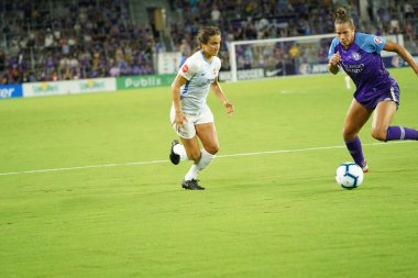 Orlando Pride 20 Temmuz 2019 tarihinde Florida Exploria Stadyumu 'nda Sky Blue FC' ye ev sahipliği yapmaktadır. Fotoğraf: Marty Jean-Louis