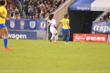 SheBelieves Kupası Finali, 5 Mart 2019 'da Tampa Florida Raymond James Stadyumu' nda ABD ile Brezilya arasında oynanacak. Fotoğraf: Marty Jean-Louis